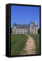 France, Brittany, Chateau De La Motte Beaumanoir-null-Framed Stretched Canvas