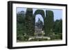 France, Brittany, Garden of 18th Century Caradeuc Castle-null-Framed Giclee Print