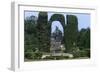 France, Brittany, Garden of 18th Century Caradeuc Castle-null-Framed Giclee Print