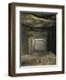 France, Brittany, Gavrinis Island, Megalithic Cairn, Interior of Megalith, Ornamented Granite Slabs-null-Framed Giclee Print