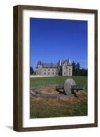 France, Brittany, Grindstone at Chateau De La Motte Beaumanoir-null-Framed Giclee Print