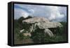 France, Brittany, Ile-Aux-Moines, Dolmen-null-Framed Stretched Canvas