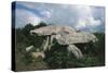 France, Brittany, Ile-Aux-Moines, Dolmen-null-Stretched Canvas