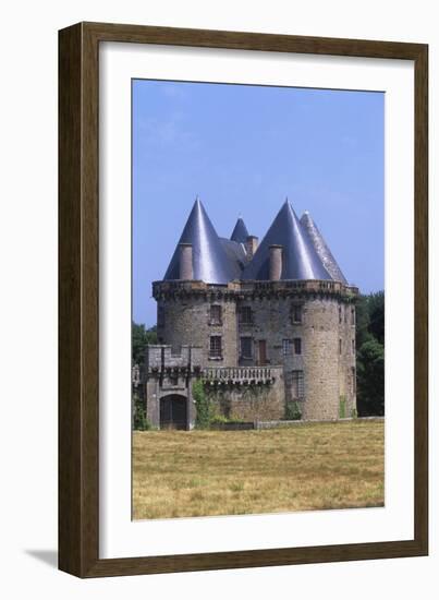 France, Brittany, Ille-Et-Vilaine, Broualan Landal Castle-null-Framed Giclee Print