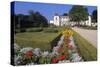 France, Brittany, Ille-Et-Vilaine, Pleurtuit, Gardens of 18th Century Montmarin Castle-null-Stretched Canvas