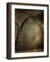 France, Brittany, Locmariaquer Megalithic Site, Interior of Dolmen with Table Des Marchands-null-Framed Giclee Print