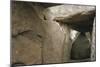 France, Brittany, Locmariaquer Megalithic Site, Interior of Dolmen with Table Des Marchands-null-Mounted Giclee Print