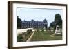 France, Brittany, Main Façade and Garden of 18th Century Caradeuc Castle-null-Framed Giclee Print