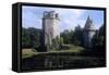 France, Brittany, Morbihan, Elven, Largoët Medieval Castle, also known as Tours D’Elven-null-Framed Stretched Canvas