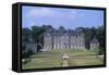 France, Brittany, Morbihan, Fortress and Garden of 18th Century Loyat Castle-null-Framed Stretched Canvas