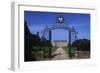 France, Brittany, Morbihan, Guegon, Entrance Gate to Treganteur Castle-null-Framed Giclee Print