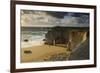 France, Brittany, Morbihan, Peninsula Quiberon, Rock Gatein the C™te Sauvage-Andreas Keil-Framed Photographic Print