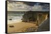France, Brittany, Morbihan, Peninsula Quiberon, Rock Gatein the C™te Sauvage-Andreas Keil-Framed Stretched Canvas