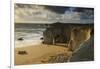 France, Brittany, Morbihan, Peninsula Quiberon, Rock Gatein the C™te Sauvage-Andreas Keil-Framed Premium Photographic Print