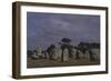 France, Brittany, Surroundings of Carnac, Prehistoric Megalithic Stone Alignments, Kermario Menhir-null-Framed Giclee Print