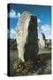 France, Brittany, Surroundings of Carnac, Prehistoric Megalithic Stone Alignments, Menhir-null-Stretched Canvas