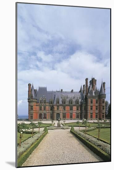 France, Brittany, Trevarez, Renaissance Castle-null-Mounted Giclee Print