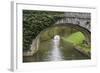 France, Burgundy, Nievre. Approaching Pont Port Brule, La Collancelle-Kevin Oke-Framed Photographic Print