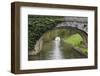 France, Burgundy, Nievre. Approaching Pont Port Brule, La Collancelle-Kevin Oke-Framed Photographic Print