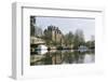 France, Burgundy, Nievre. Boats on the Nivernais Canal-Kevin Oke-Framed Photographic Print