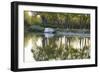 France, Burgundy, Nievre, Cercy La Tour. Canal Boat at the Dock-Kevin Oke-Framed Photographic Print