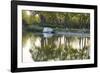 France, Burgundy, Nievre, Cercy La Tour. Canal Boat at the Dock-Kevin Oke-Framed Photographic Print