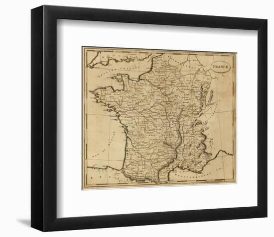 France, c.1812-Aaron Arrowsmith-Framed Art Print