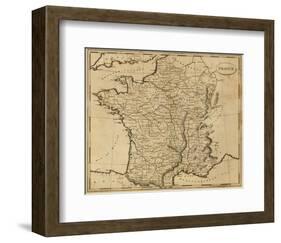 France, c.1812-Aaron Arrowsmith-Framed Art Print