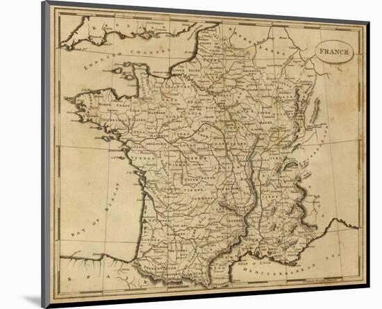 France, c.1812-Aaron Arrowsmith-Mounted Art Print
