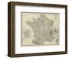 France, c.1861-Alexander Keith Johnston-Framed Art Print