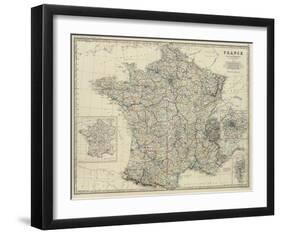 France, c.1861-Alexander Keith Johnston-Framed Art Print