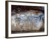 France, Cabrerets, Pech Merle Cave, the Dotted Horse with Black and Red Dotted and Hands-null-Framed Giclee Print