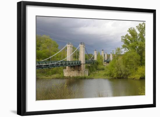 France, Centre, Chatillon Sur Loire. Pont De Chatillon Sur Loire-Kevin Oke-Framed Photographic Print