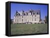 France, Centre, Indre-Et-Loire, Athee-Sur-Cher, Nitray Castle-null-Framed Stretched Canvas