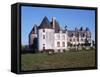 France, Centre, Indre-Et-Loire, Sonzay, La Motte Castle-null-Framed Stretched Canvas