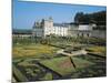 France, Centre, Villandry Castle, View with Renowned 16th Century French Gardens-null-Mounted Giclee Print