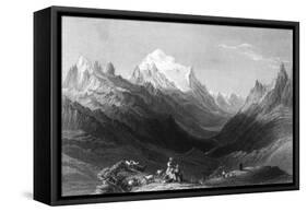 France Chamonix-WH Bartlett-Framed Stretched Canvas
