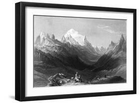 France Chamonix-WH Bartlett-Framed Art Print