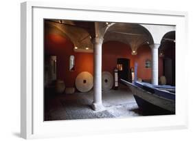 France, Chateau De Cagnes-Sur-Mer, Lower Gallery-null-Framed Giclee Print