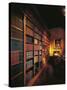 France, Chateau De Chatillon-En-Bazois, Library Interior-null-Stretched Canvas