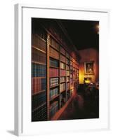 France, Chateau De Chatillon-En-Bazois, Library Interior-null-Framed Giclee Print