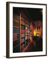 France, Chateau De Chatillon-En-Bazois, Library Interior-null-Framed Giclee Print