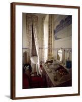 France, Chevreuse, Chateau De Breteuil, Toilette Interior-null-Framed Giclee Print