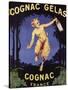 France - Cognac Gelas Promotional Poster-Lantern Press-Stretched Canvas