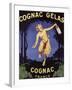 France - Cognac Gelas Promotional Poster-Lantern Press-Framed Art Print