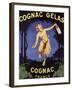 France - Cognac Gelas Promotional Poster-Lantern Press-Framed Art Print