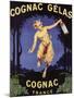 France - Cognac Gelas Promotional Poster-Lantern Press-Mounted Art Print