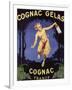 France - Cognac Gelas Promotional Poster-Lantern Press-Framed Art Print