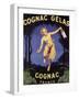 France - Cognac Gelas Promotional Poster-Lantern Press-Framed Art Print