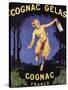 France - Cognac Gelas Promotional Poster-Lantern Press-Stretched Canvas